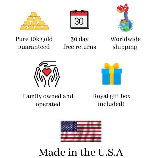 10k Yellow Gold Star Stud Earrings with Simulated Diamond and Secure Screw-Backs