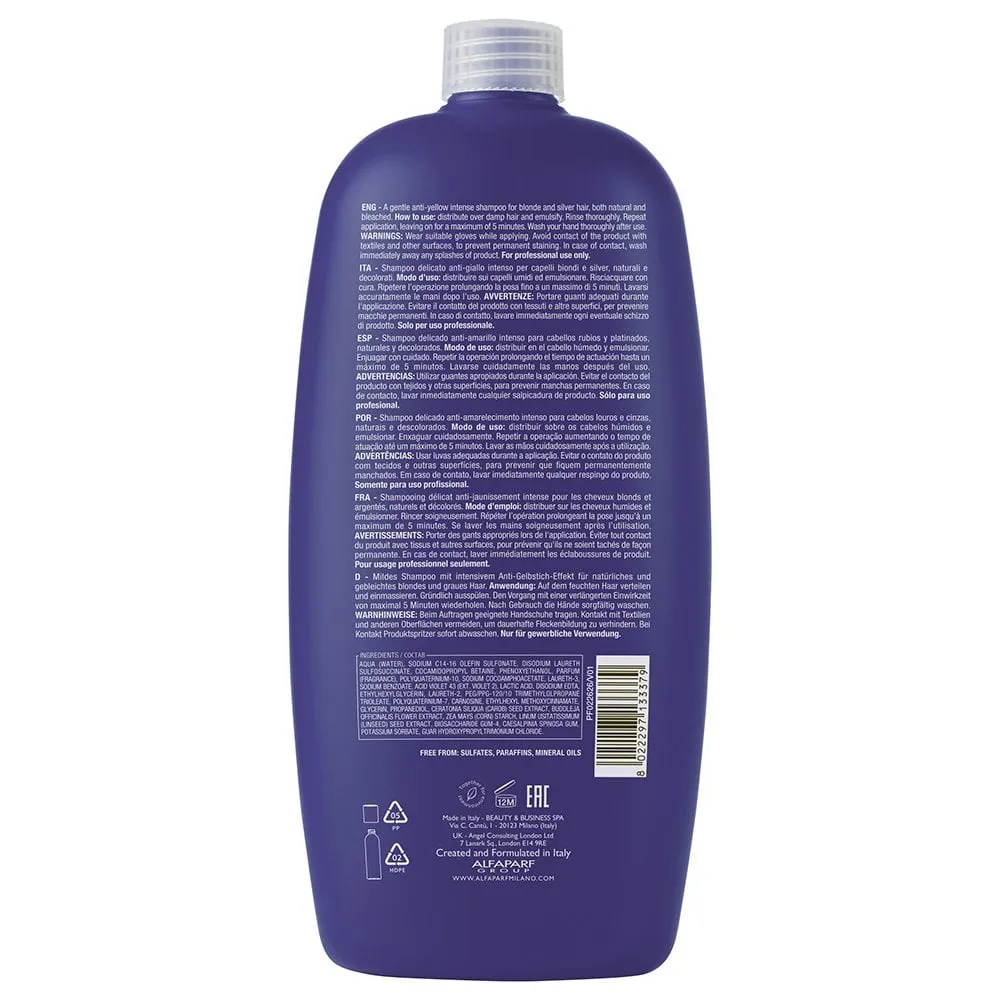 Alfaparf Milano Semi Di Lino Blonde Anti-Yellow Low Shampoo 1000ml