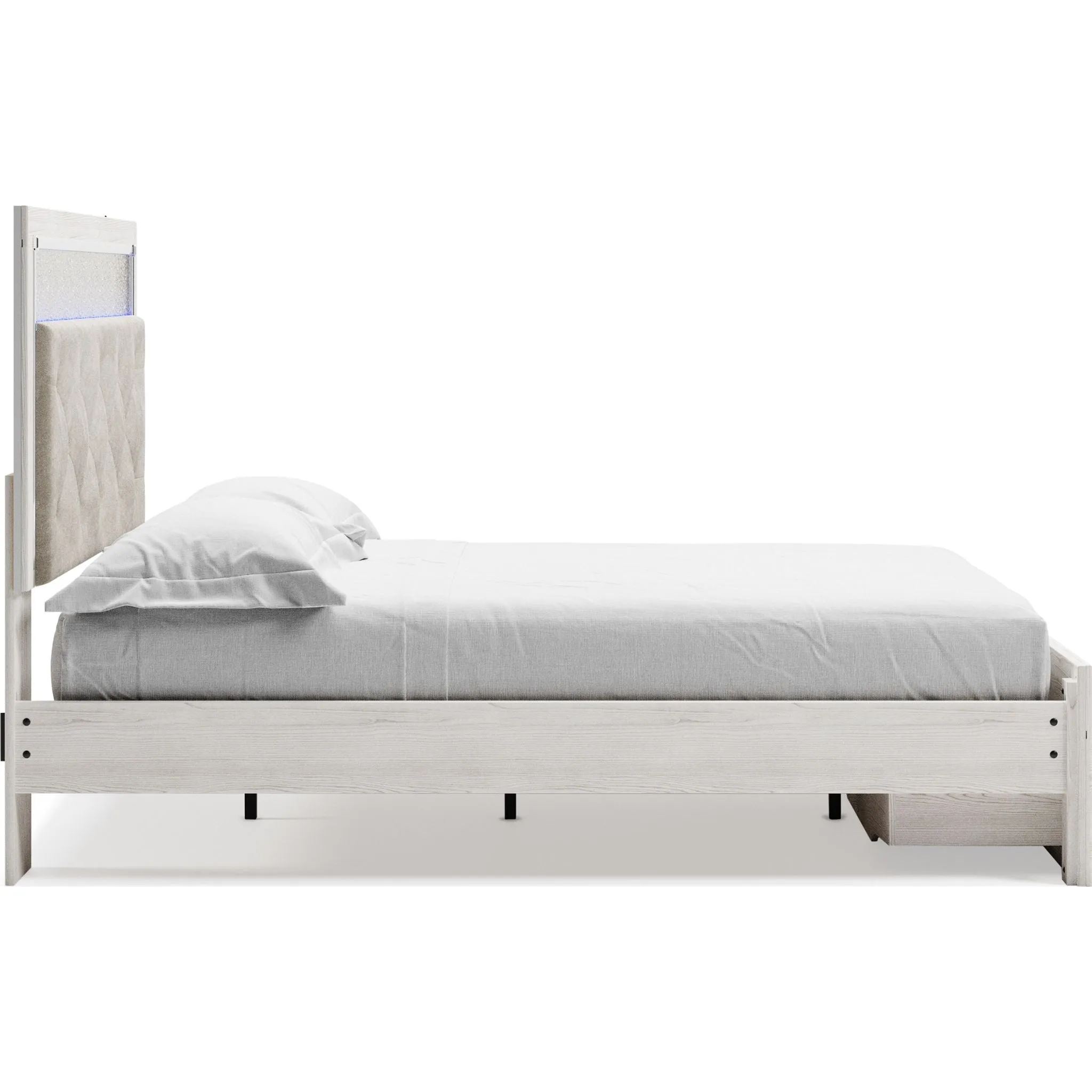 Altyra Storage Bed - White