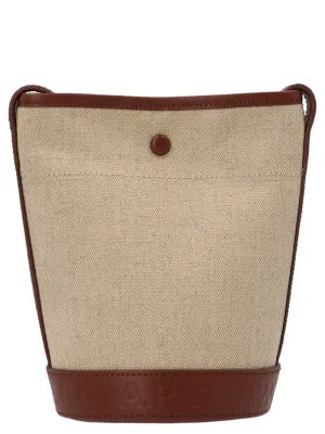 A.P.C. Logo Debossed Bucket Shoulder Bag