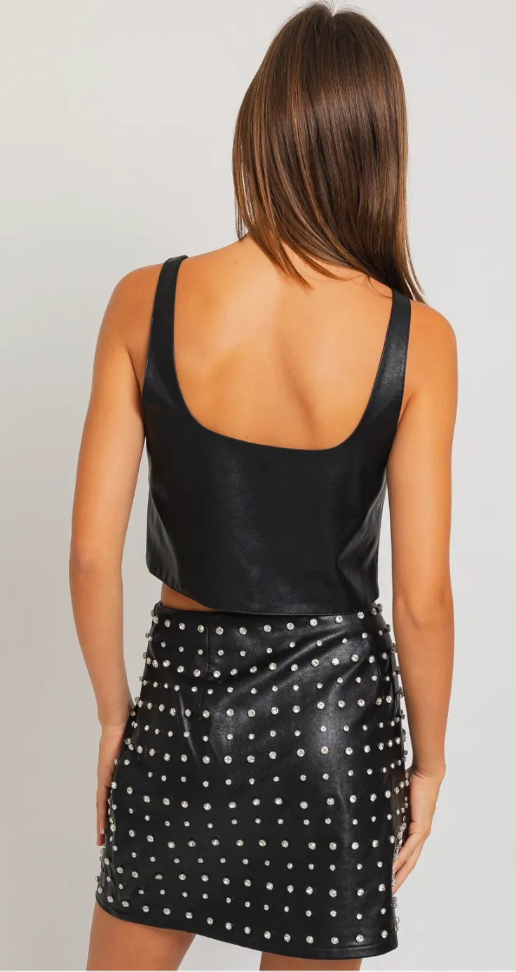 Asymmetrical Vegan Bra Top