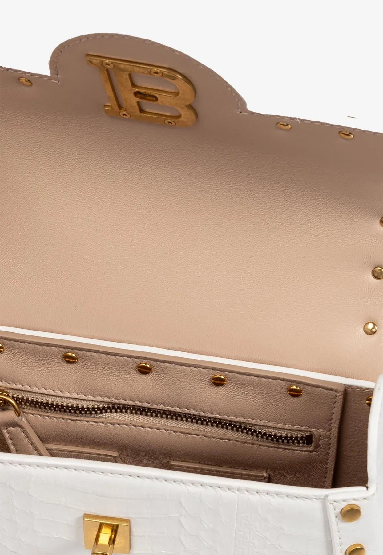 B-Buzz Snakeskin-Effect Crossbody Bag