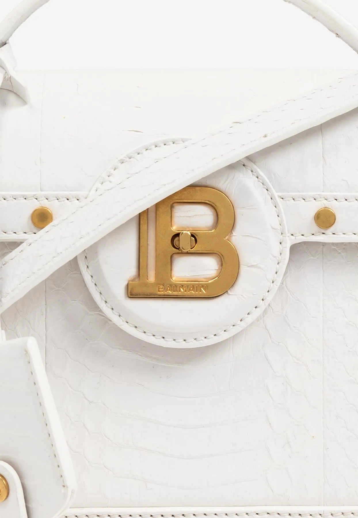 B-Buzz Snakeskin-Effect Crossbody Bag
