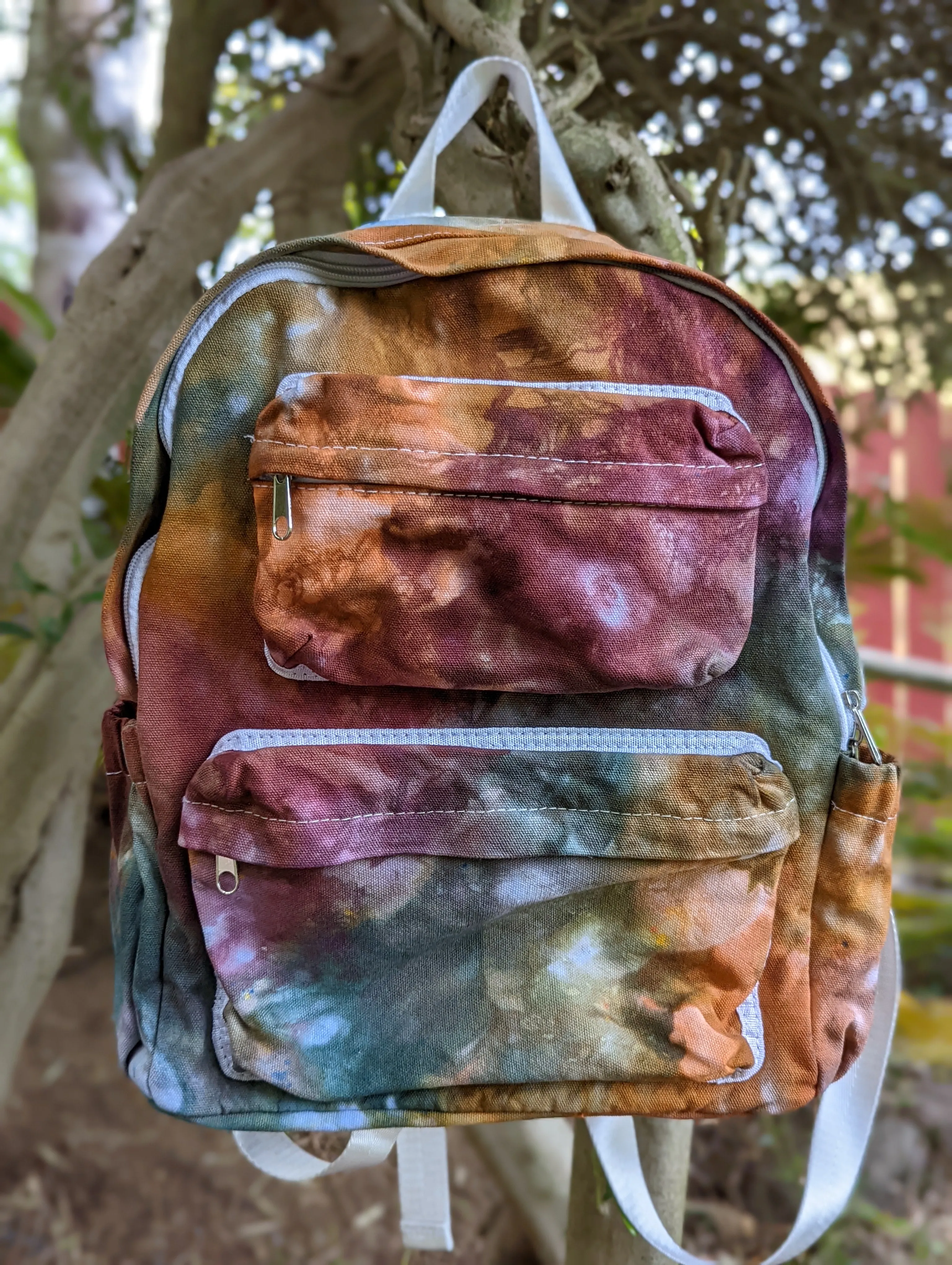 Backpack in Earthy Rainbow