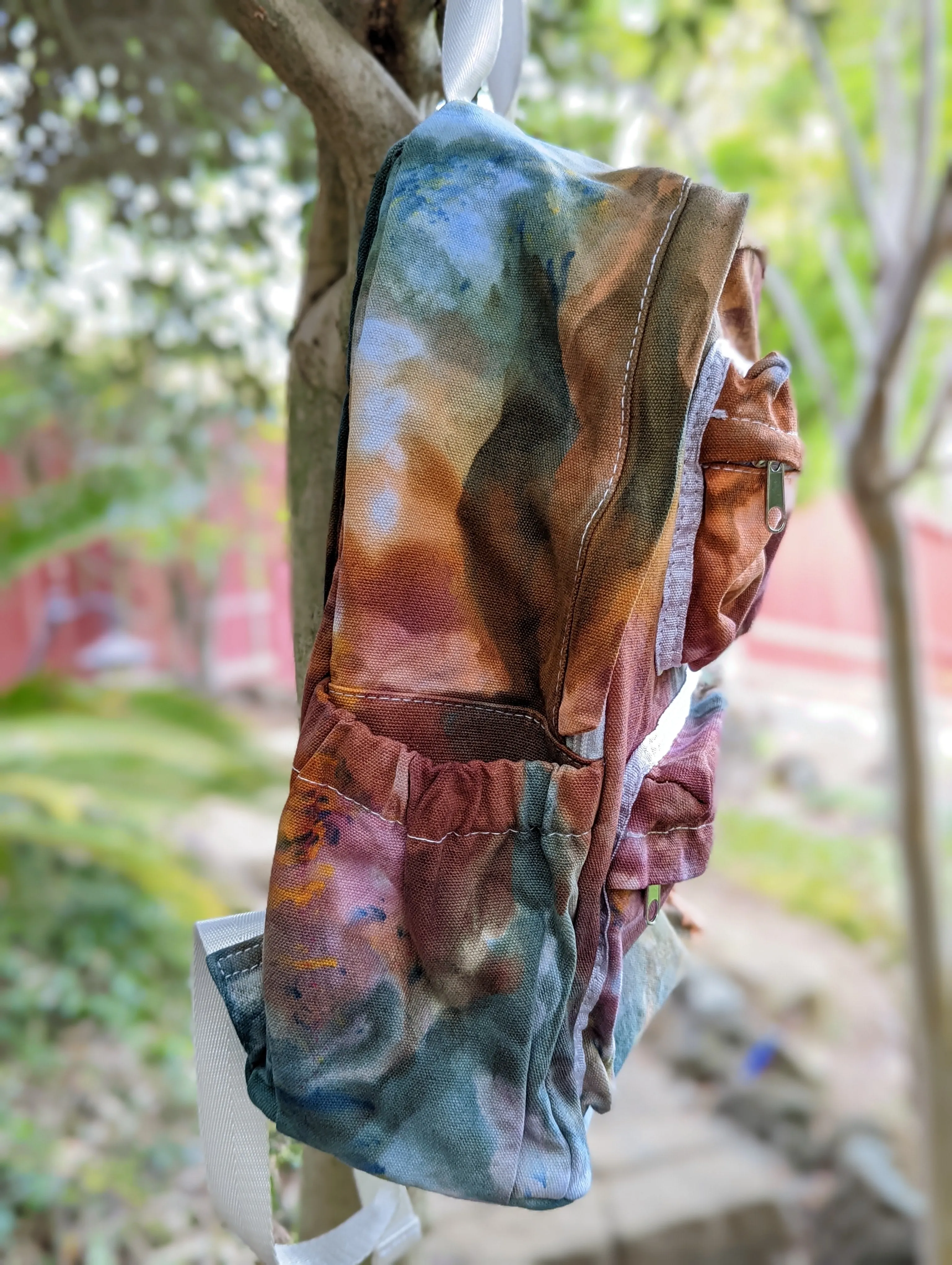 Backpack in Earthy Rainbow