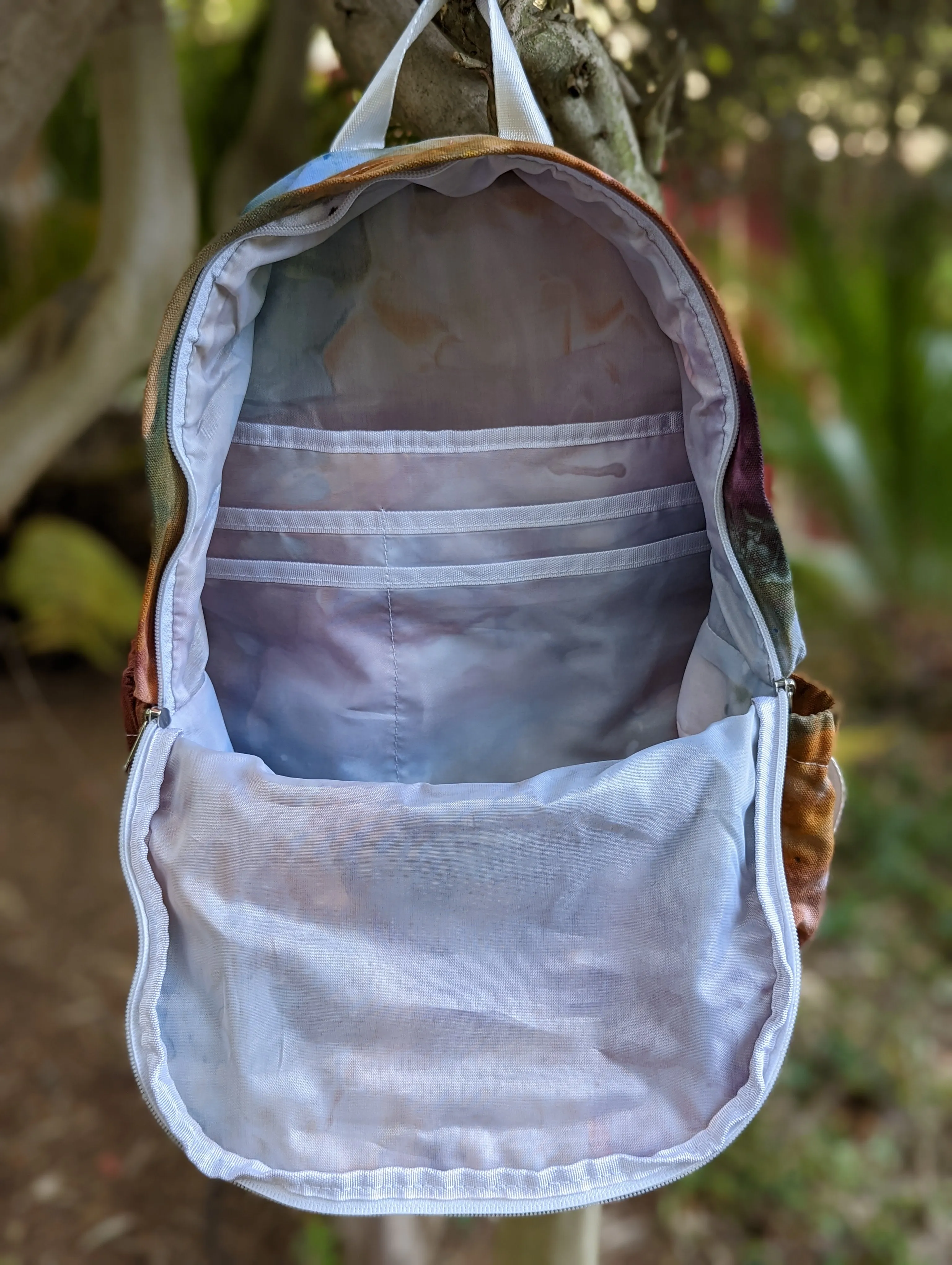 Backpack in Earthy Rainbow