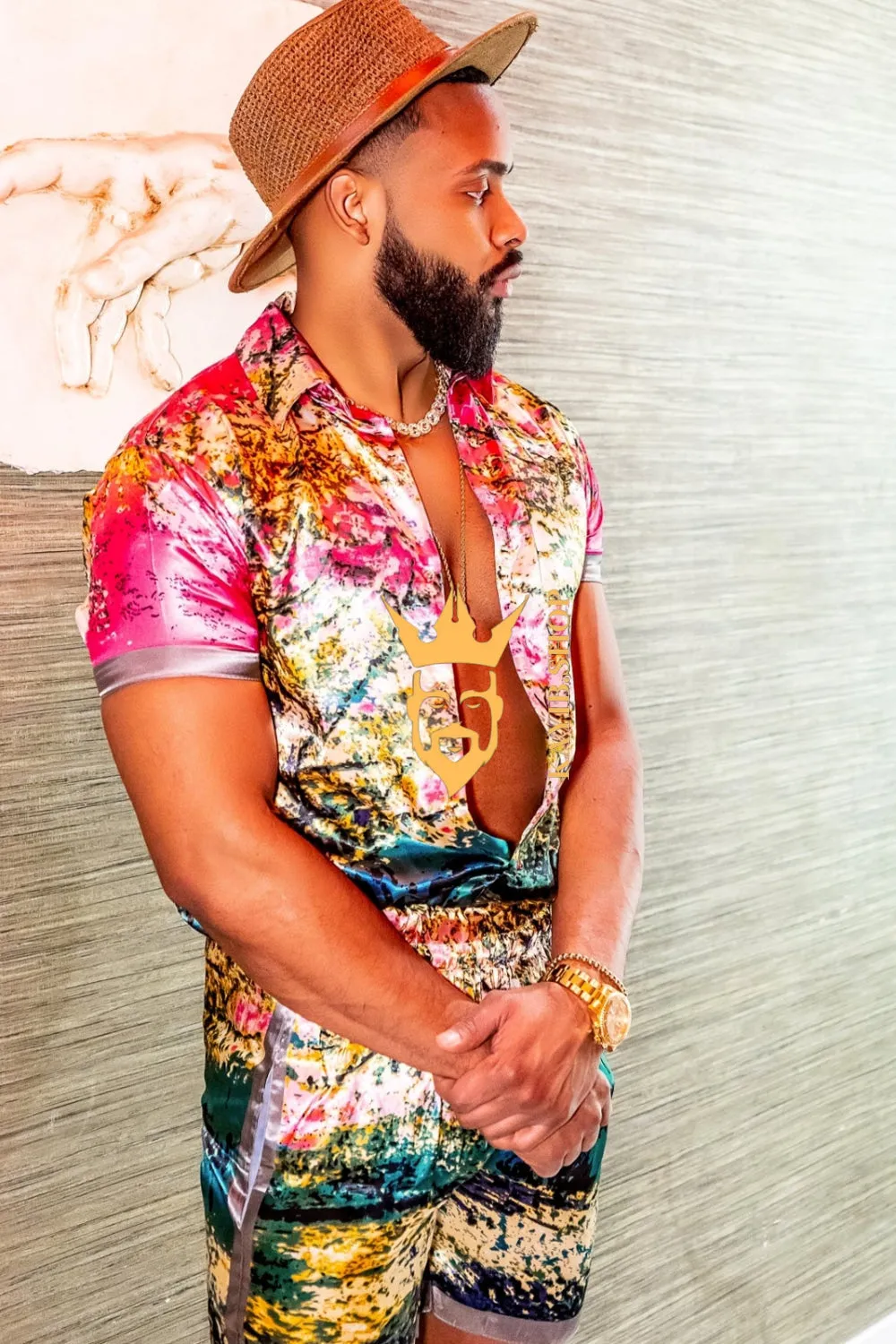 Barocco Print Silk Set - Elevate Your Style and Step into a World of Luxury