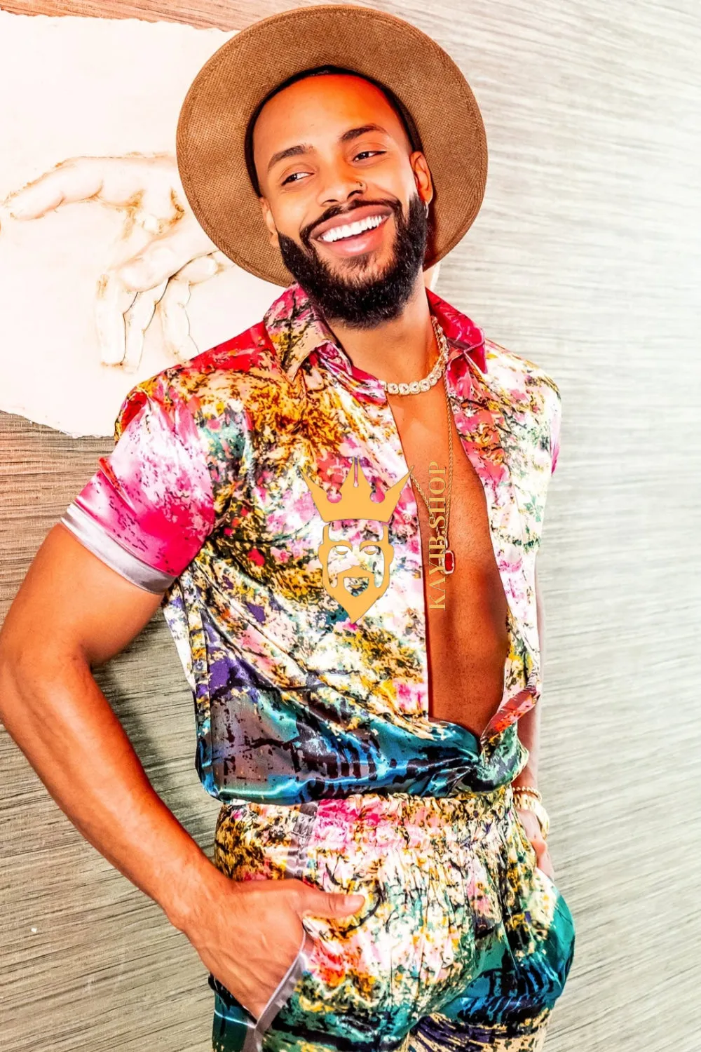 Barocco Print Silk Set - Elevate Your Style and Step into a World of Luxury