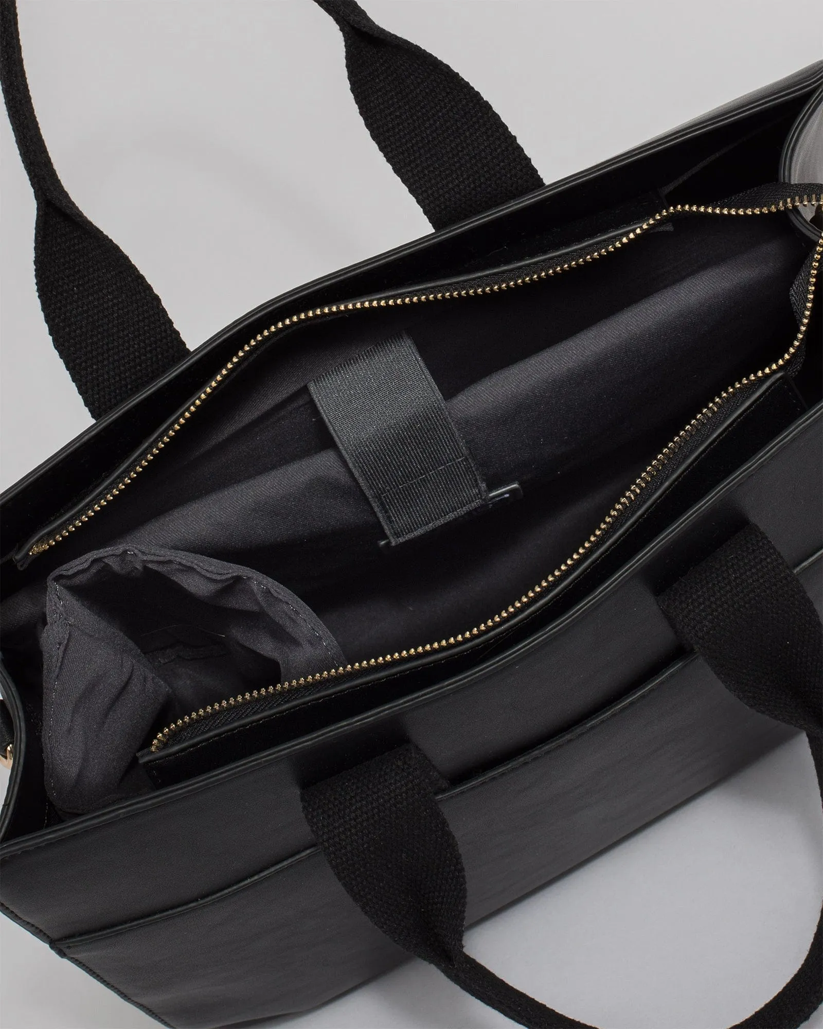 Black Bonnie Tech Tote Bag