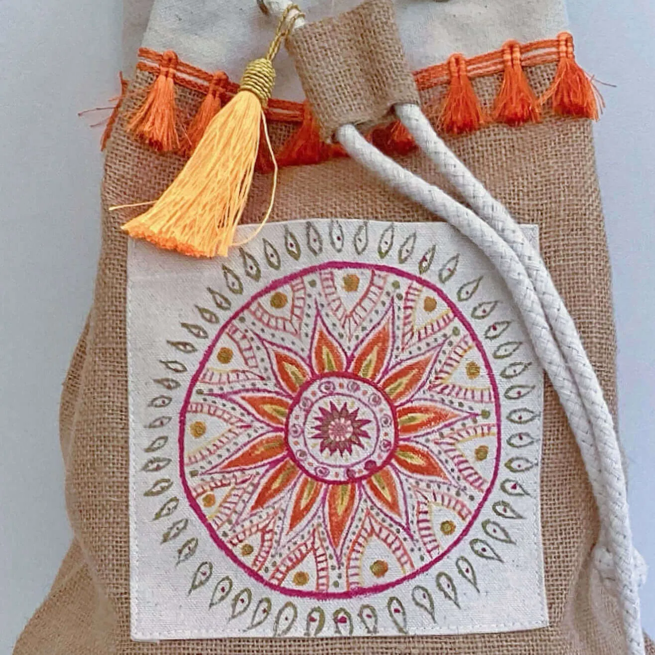 Boho Collection -Blazing Mandala Satchel