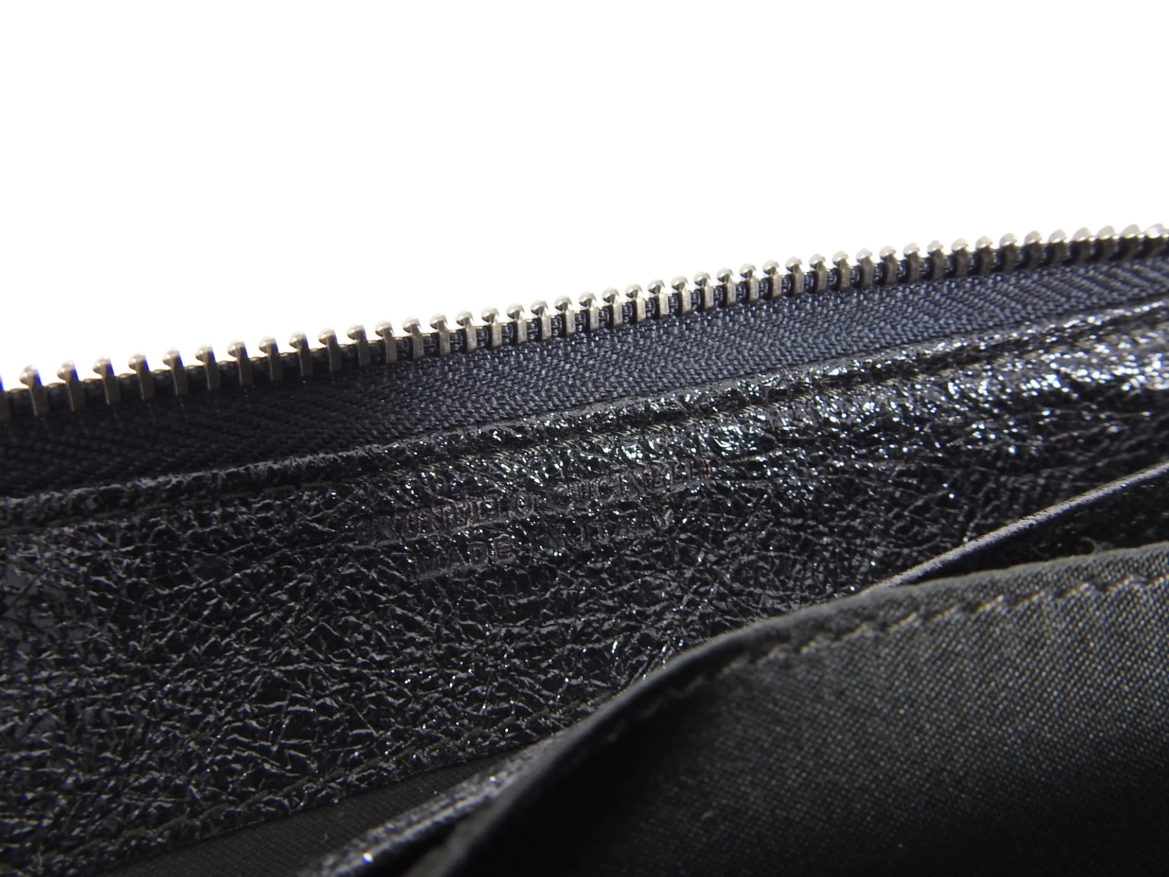 Brunello Cucinelli Black Leather Continental Zippy Wallet