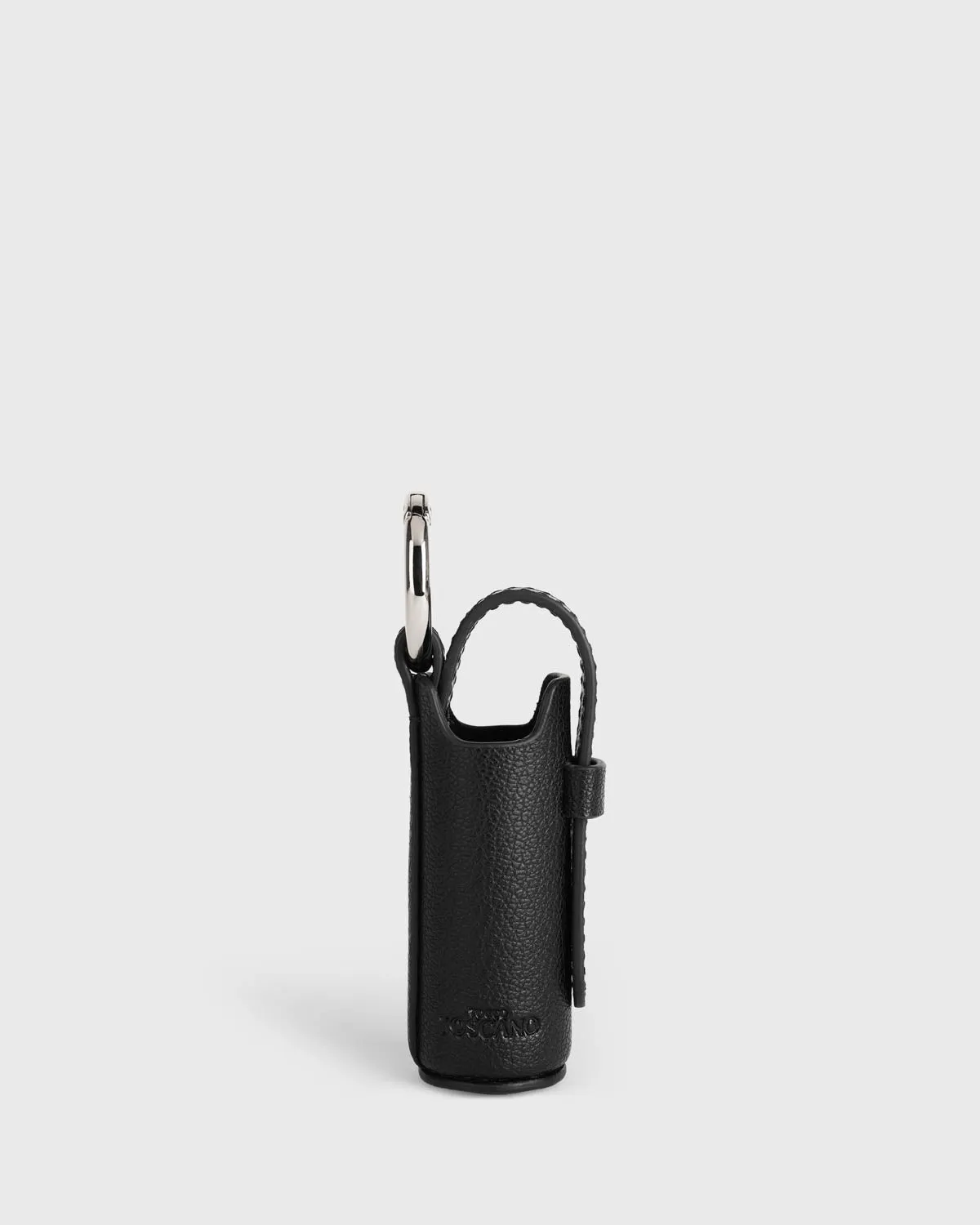 Calla Lipstick Holder (Black) | Silver Ring