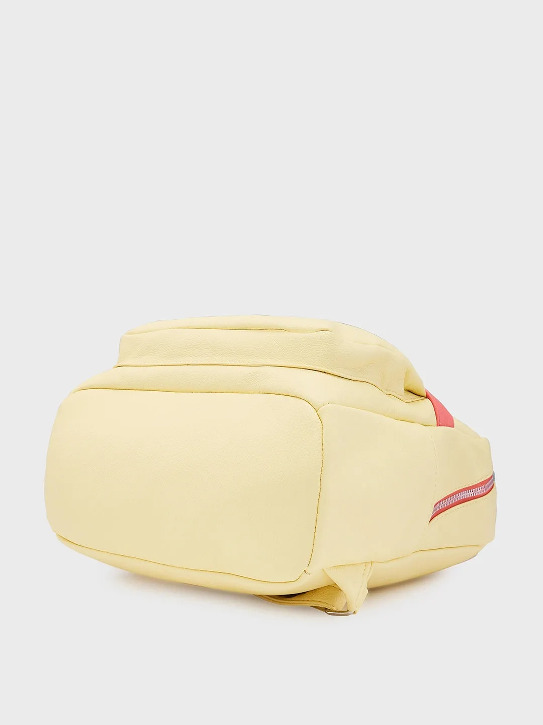 Caprese Sia Fashion Backpack Medium Light Yellow