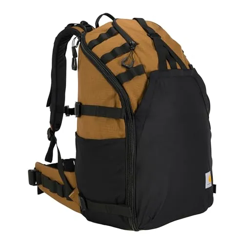 Carhartt 45l Nylon Internal Frame Hiking, Durable Pack with Hydration Port, Camping Backpack