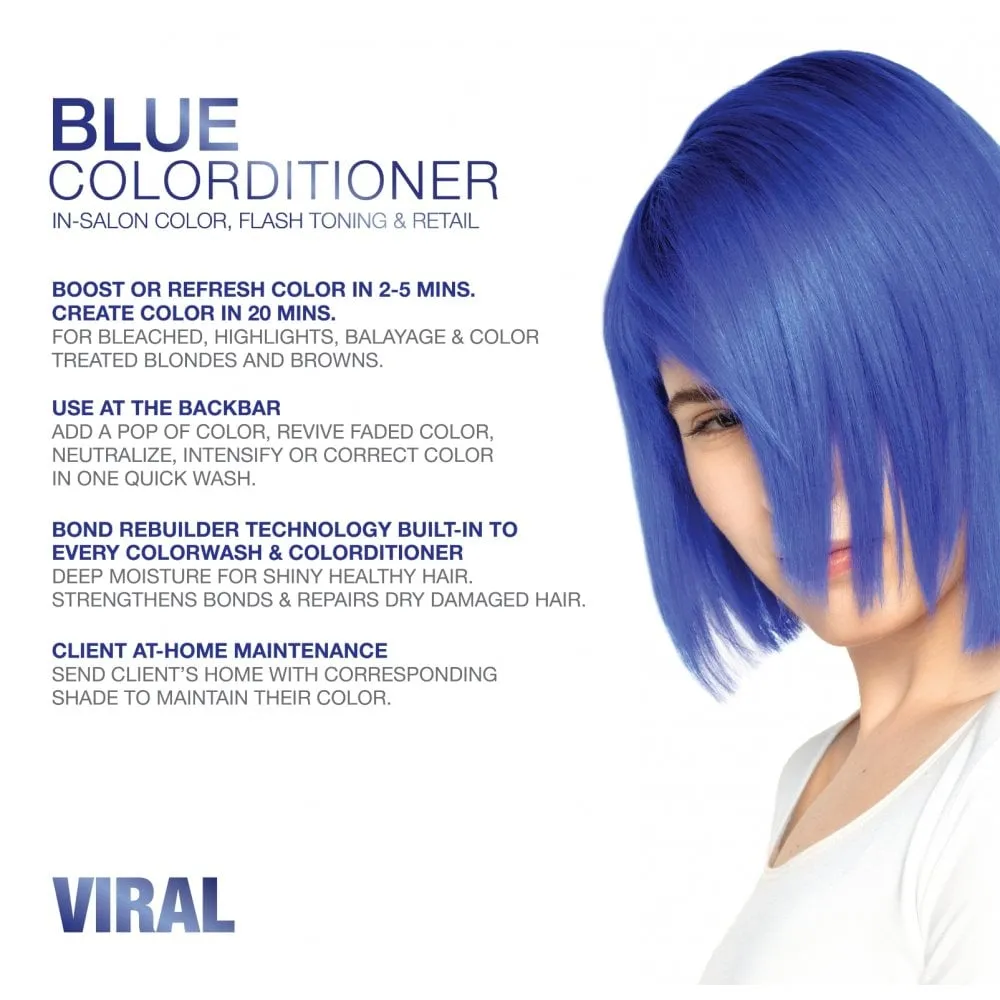 Celeb Luxury Viral Blue Colorditioner with Bond Fix 244ml