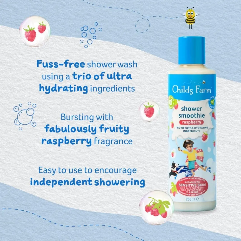 Childs Farm Shower Smoothie Raspberry 250ml