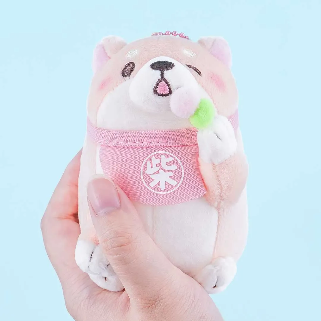 Chuken Mochi Shiba Dango Plushie - Sakura / Medium