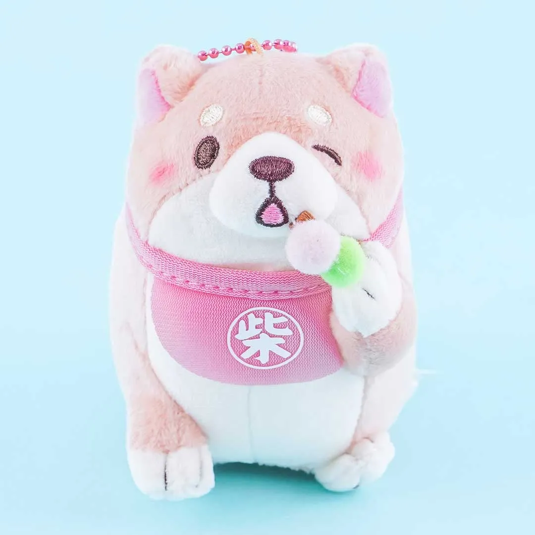 Chuken Mochi Shiba Dango Plushie - Sakura / Medium