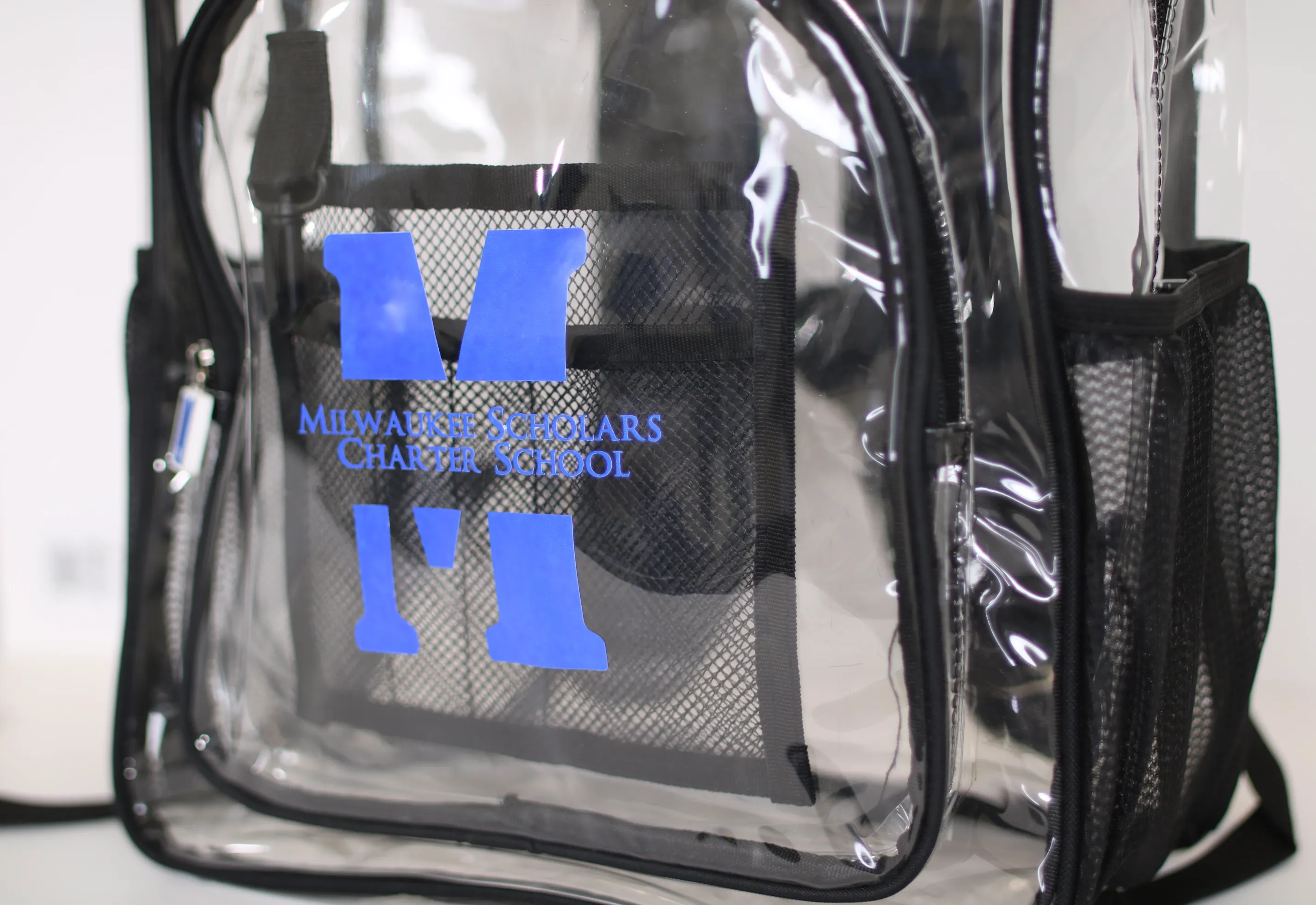 Clear Backpack Black
