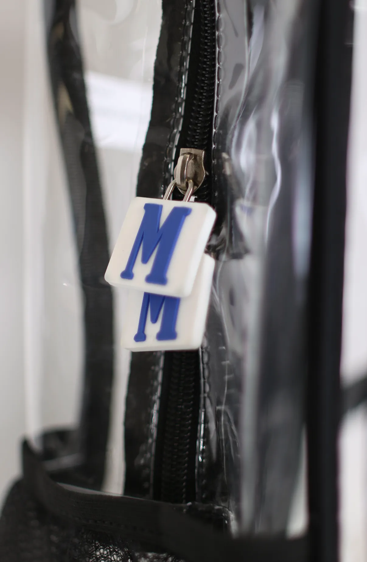 Clear Backpack Black