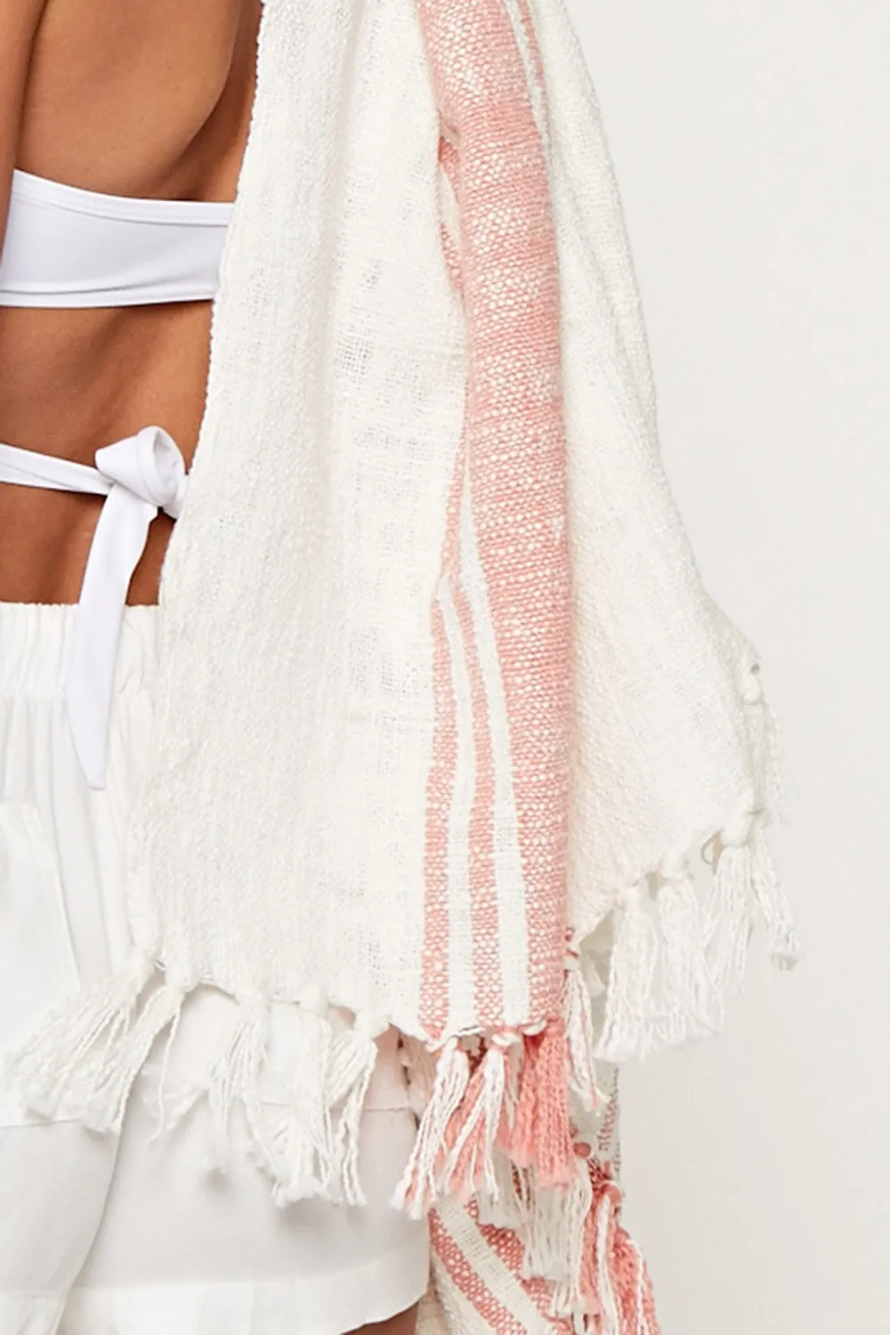 Cotton Striped Cotton Throw