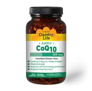 Country Life Vegan CoQ10 200 mg 60 Vegan Softgels