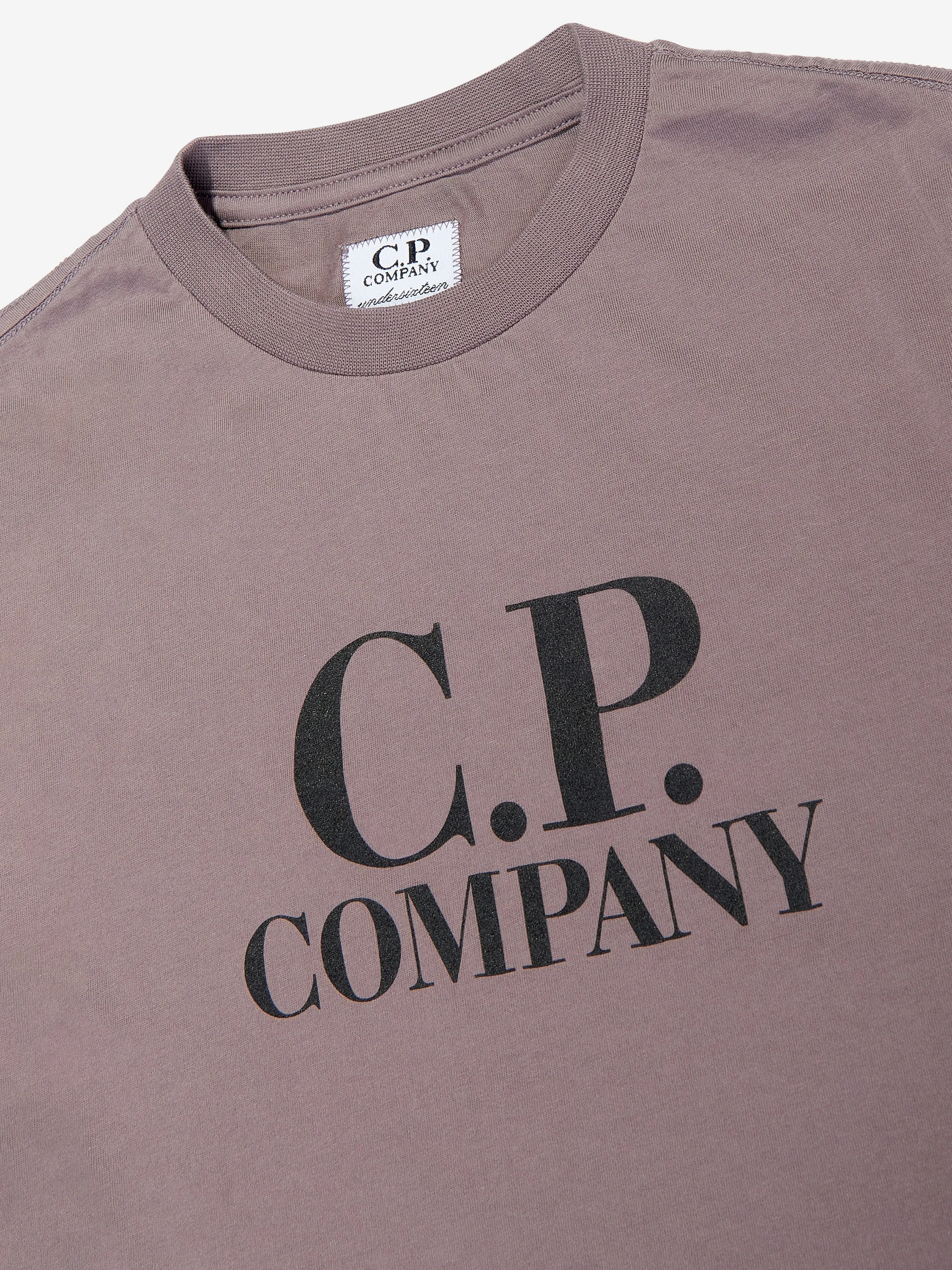 C.P. Company Boys Logo T-Shirt in Purple