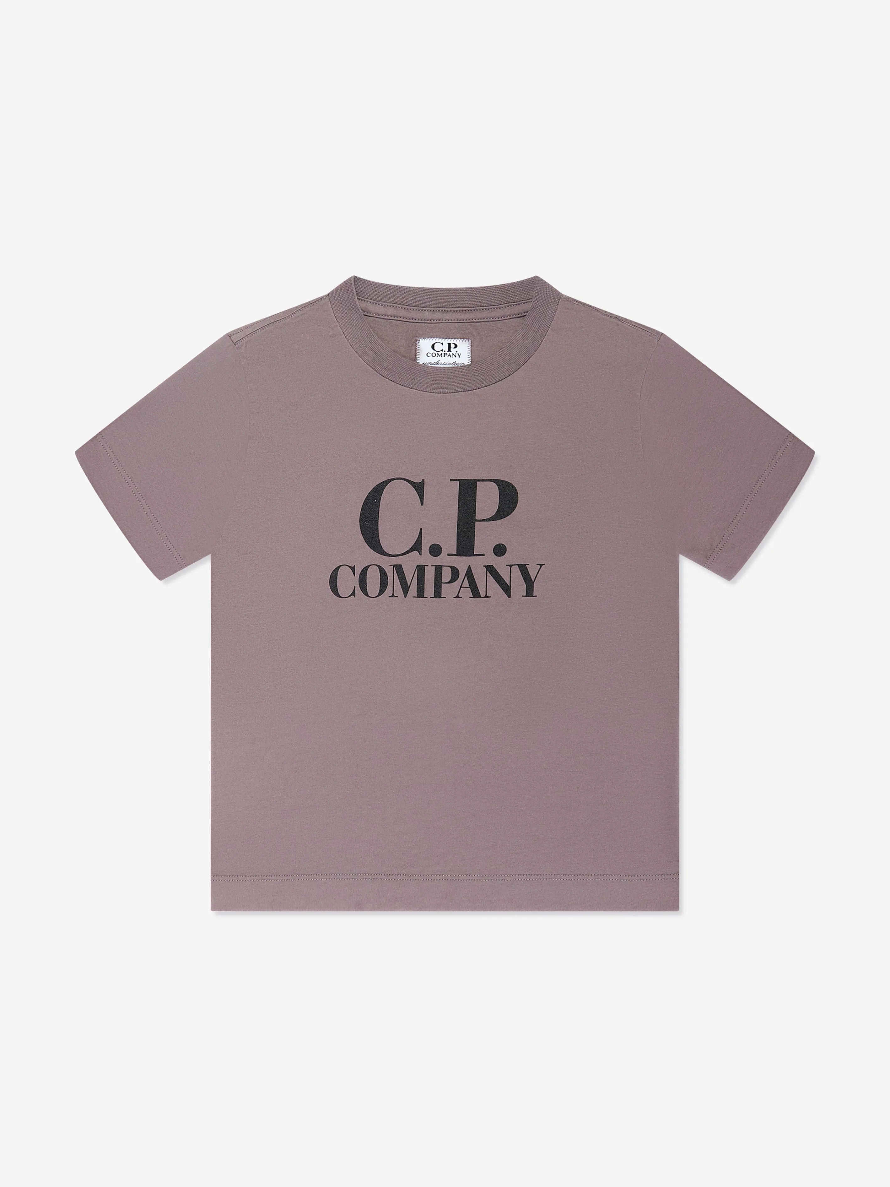 C.P. Company Boys Logo T-Shirt in Purple