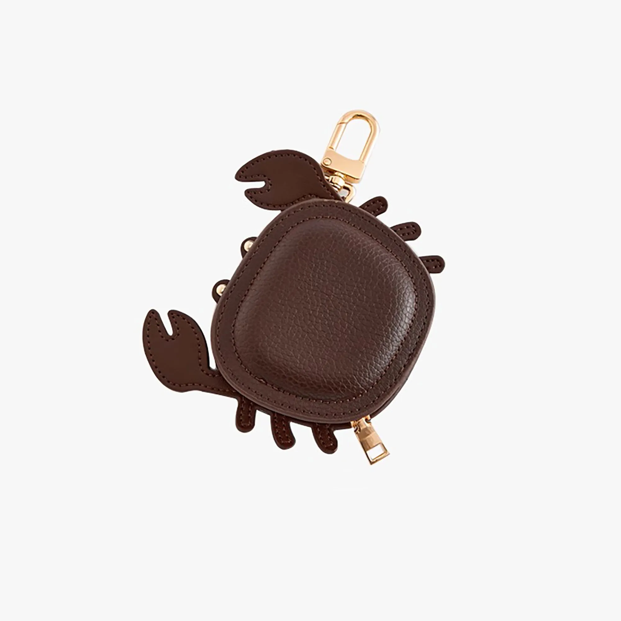 Crap charm, genuine leather coin purse, headphone bag pendant, cute accessory for bags and backpacks, creative and exquisite.