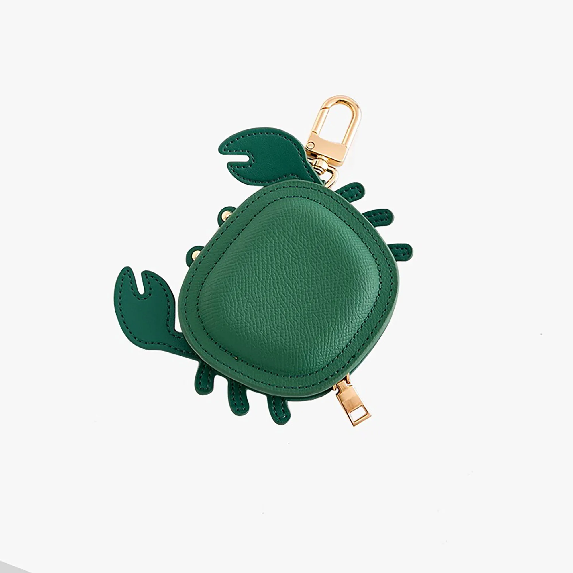 Crap charm, genuine leather coin purse, headphone bag pendant, cute accessory for bags and backpacks, creative and exquisite.