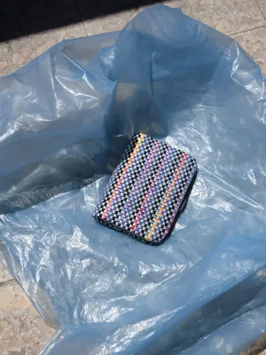 Edda wallet, indigo mix