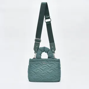 Embroidery Puffer Handle Bag - TLHB2412NN3BI4