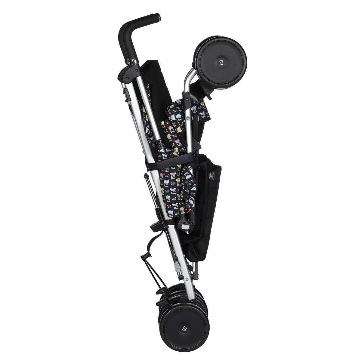 Fendi Black Monster Logo Stroller