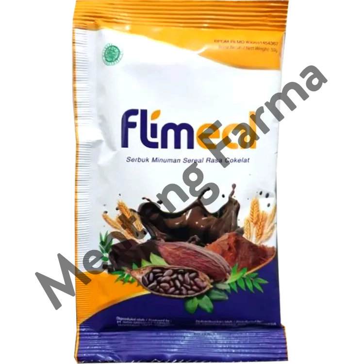 Flimeal Coklat Vegan Sachet 50 Gr - Minuman Sereal Bernutrisi