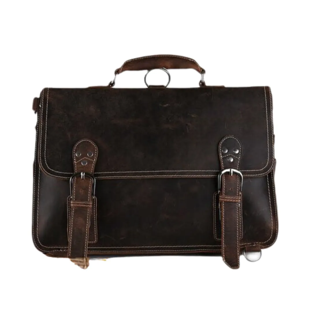 Handmade Vintage Leather Satchel/Backpack