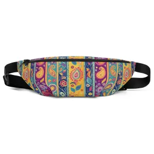 Indian Whimsical Paisley Fanny Pack