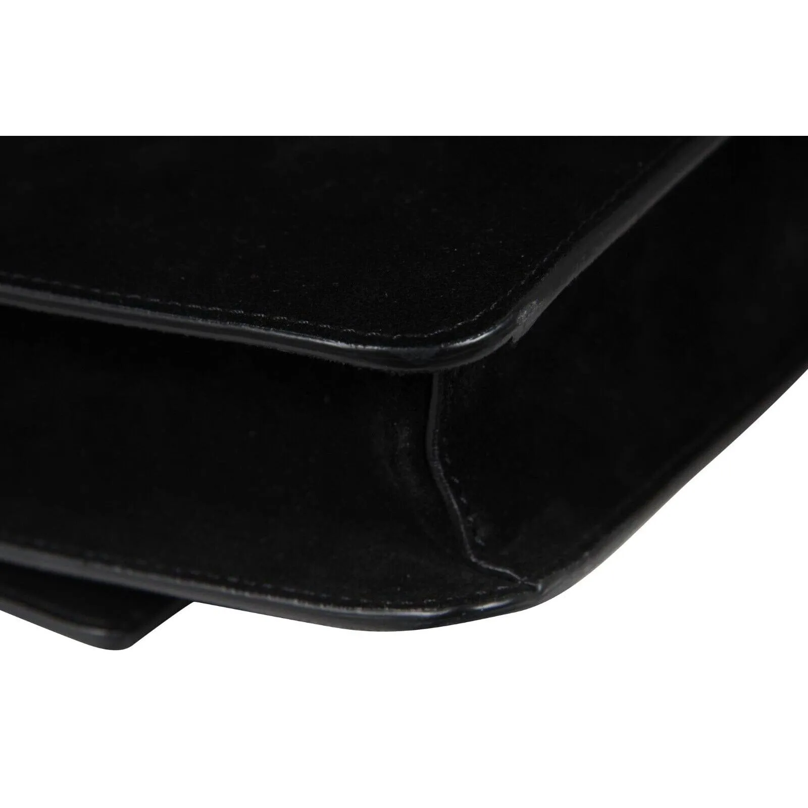 Jimmy Choo Womens Ruby Studded Black Suede Mini Top Handle Crossbody Bag