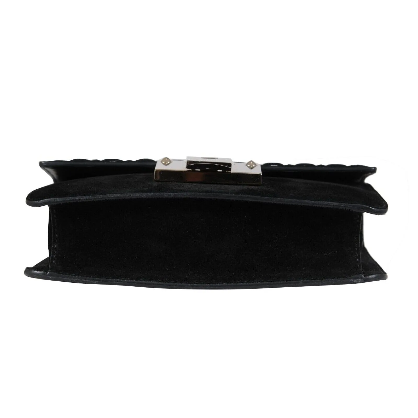 Jimmy Choo Womens Ruby Studded Black Suede Mini Top Handle Crossbody Bag