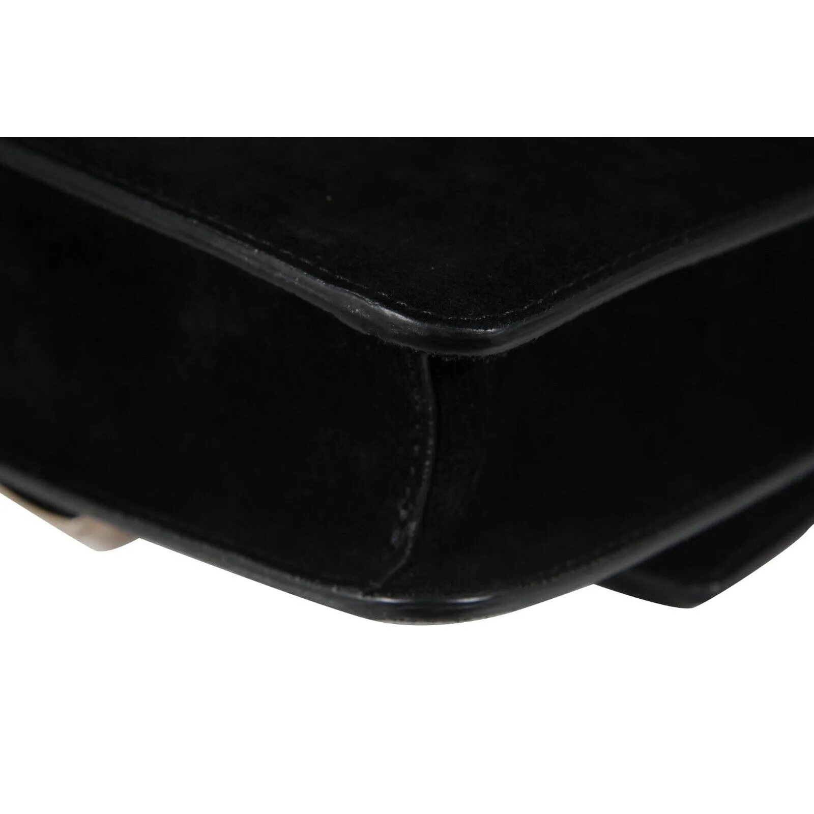 Jimmy Choo Womens Ruby Studded Black Suede Mini Top Handle Crossbody Bag