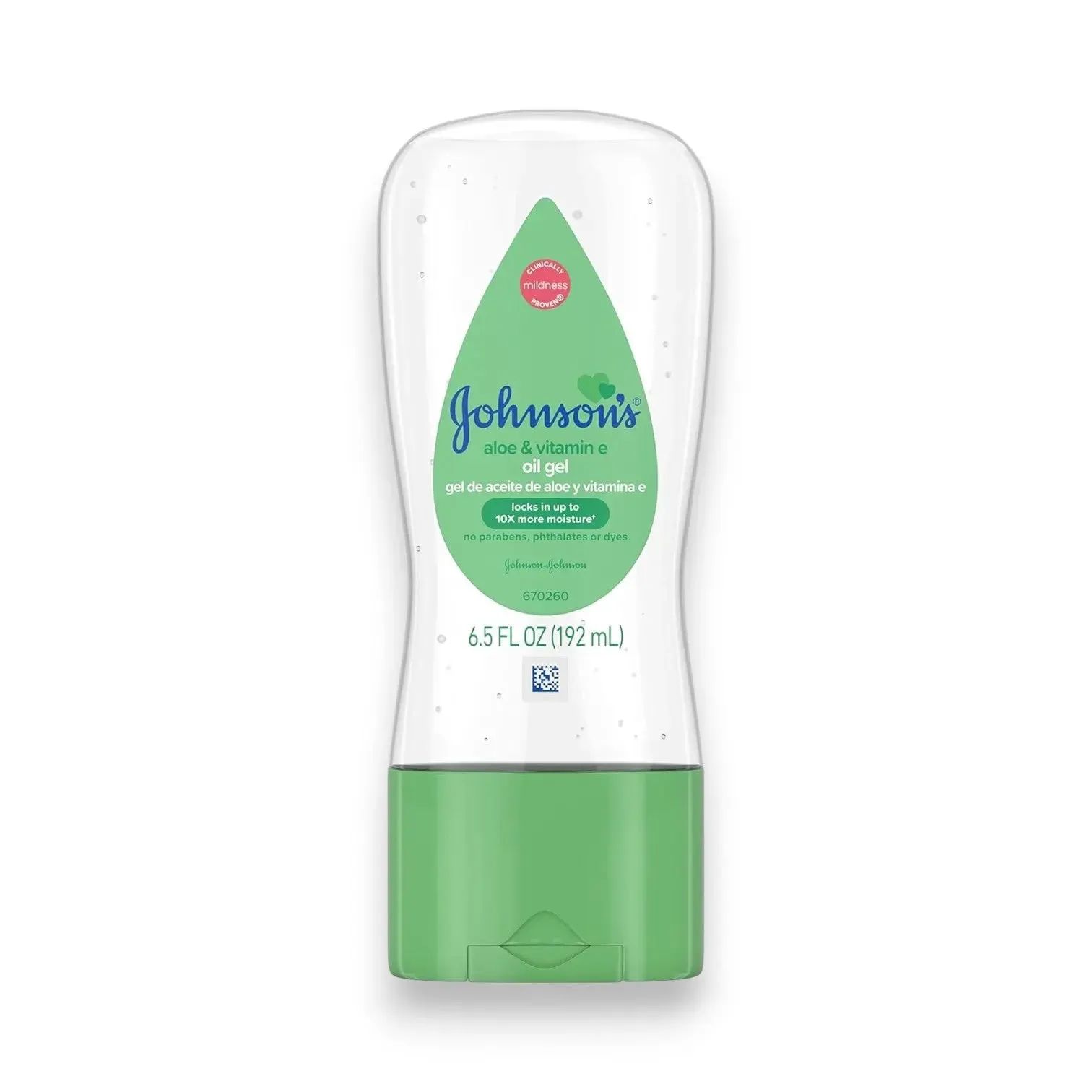 Johnsons Aloe and Vitamin E Oil Gel 192ml