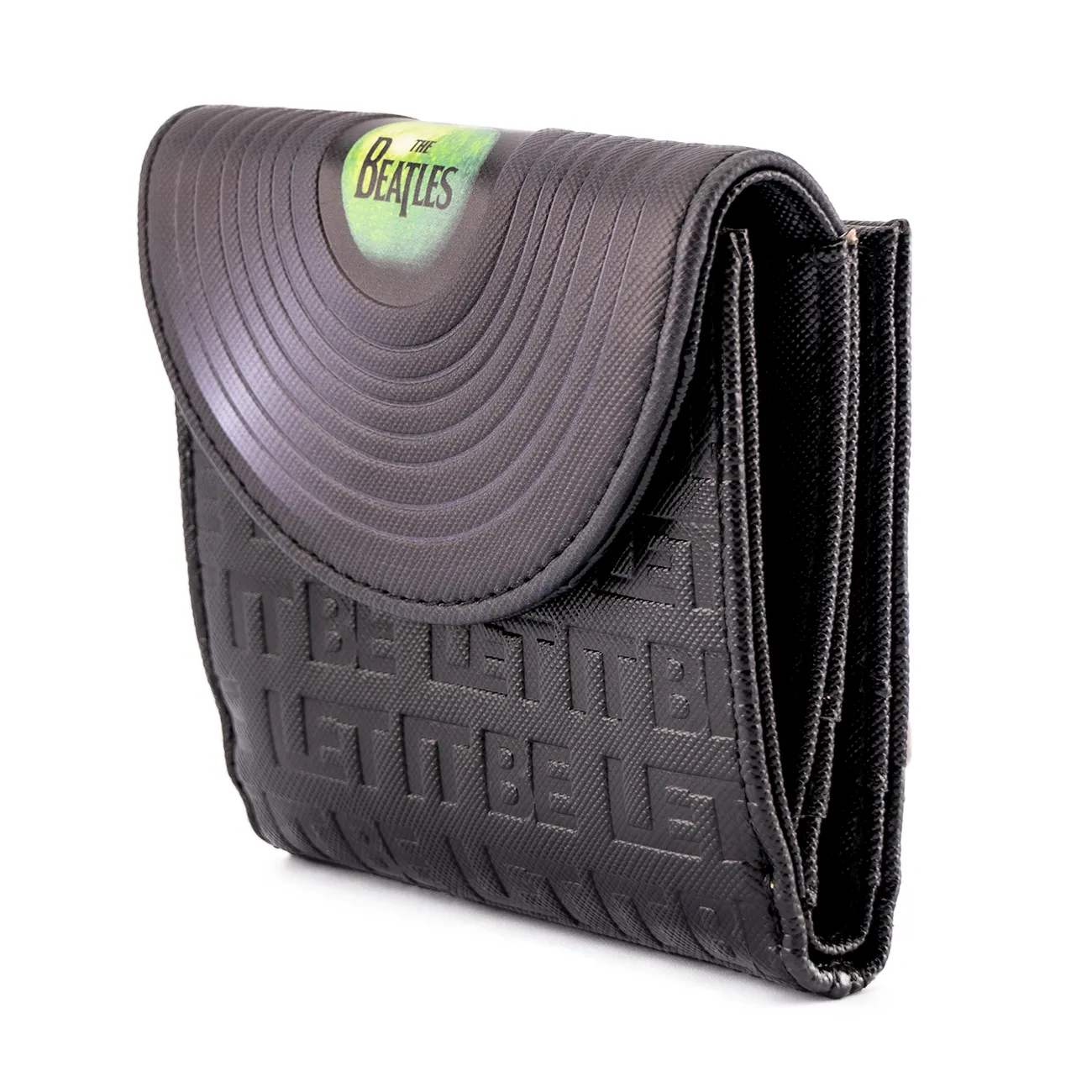 Loungefly The Beatles Let It Be Vinyl Record Zip Around Wallet