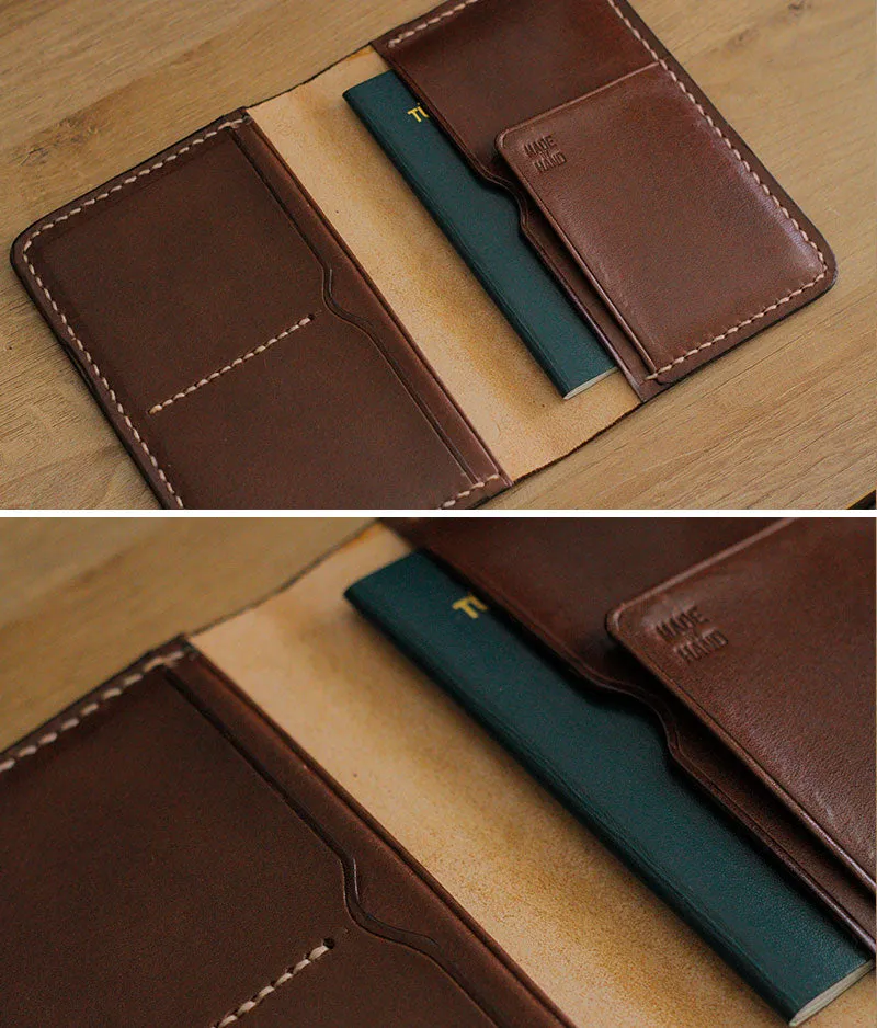 Mens Leather Travel Wallet - Senator