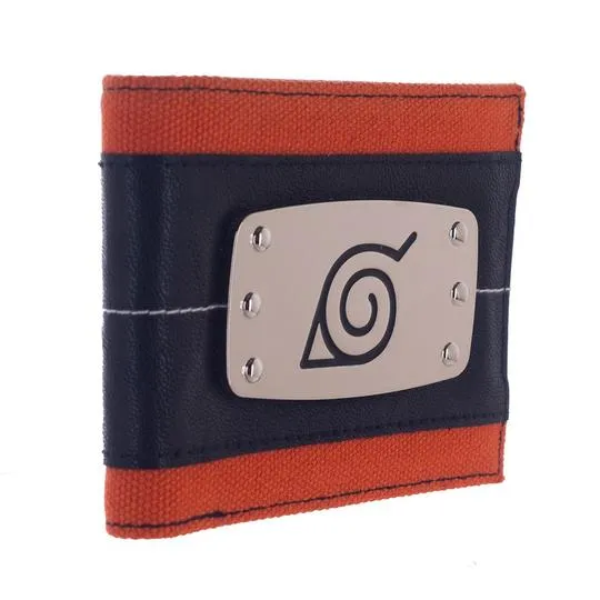 Naruto - Shippuden Metal Badge Bifold Wallet