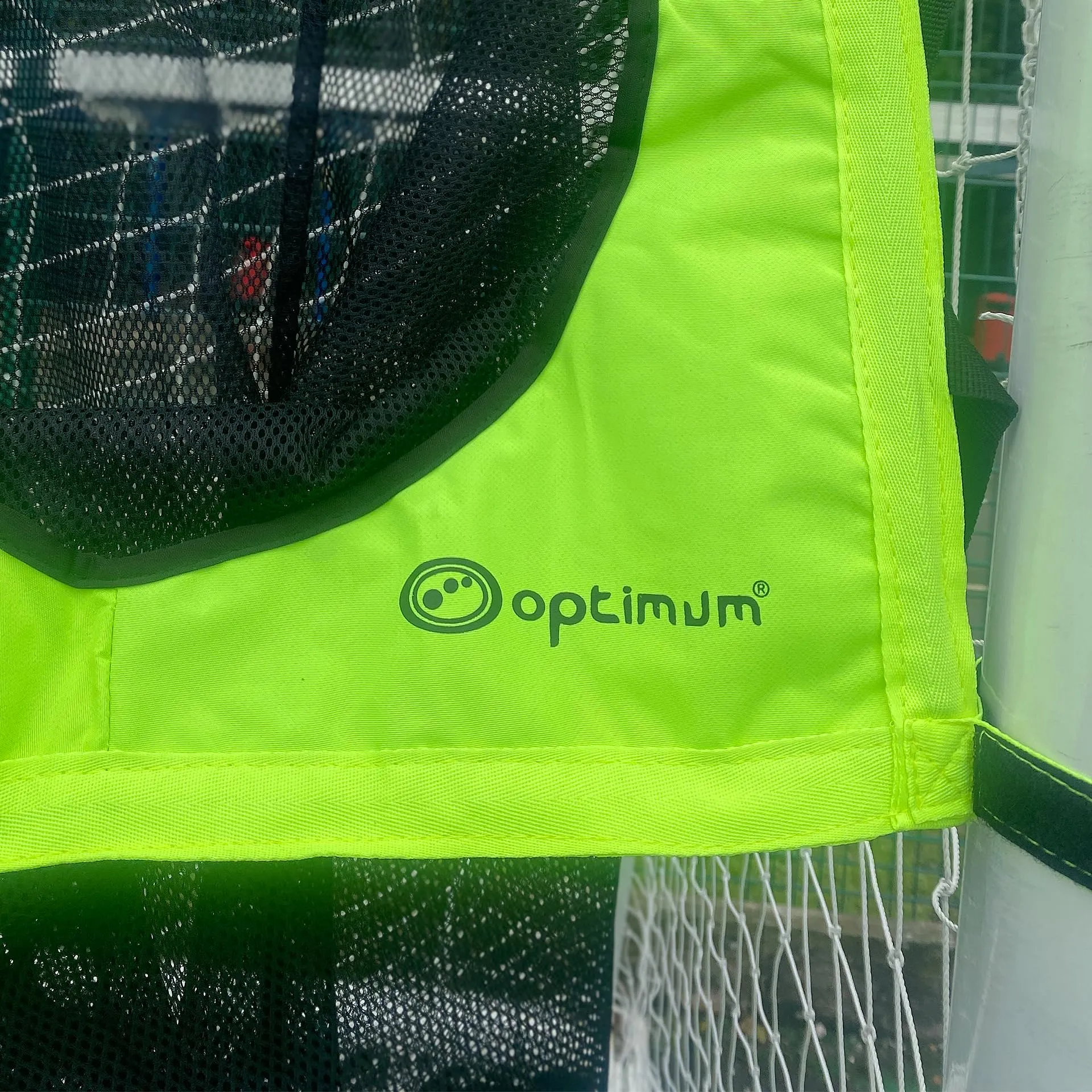 Optimum Football Soccer Target, Mesh Bag Carry Bag, Ball Carrier