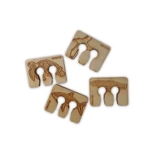 Plastic-Free Bag Clips - Set of 4 with Gift Bag