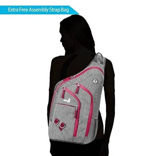 Plus Oversized Sling Backpack for Women, Durable Crossbody Backpack One Shoulder Backpack Daypack 28L