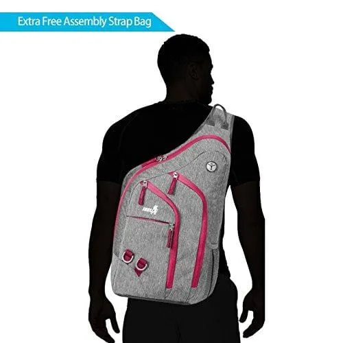 Plus Oversized Sling Backpack for Women, Durable Crossbody Backpack One Shoulder Backpack Daypack 28L