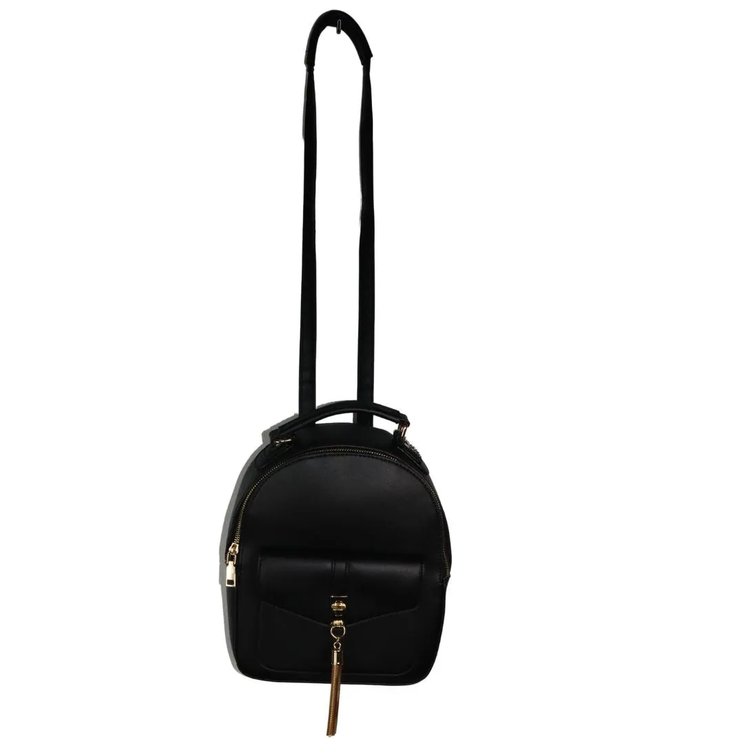 PMN1287 Black Black Convertible Backpack