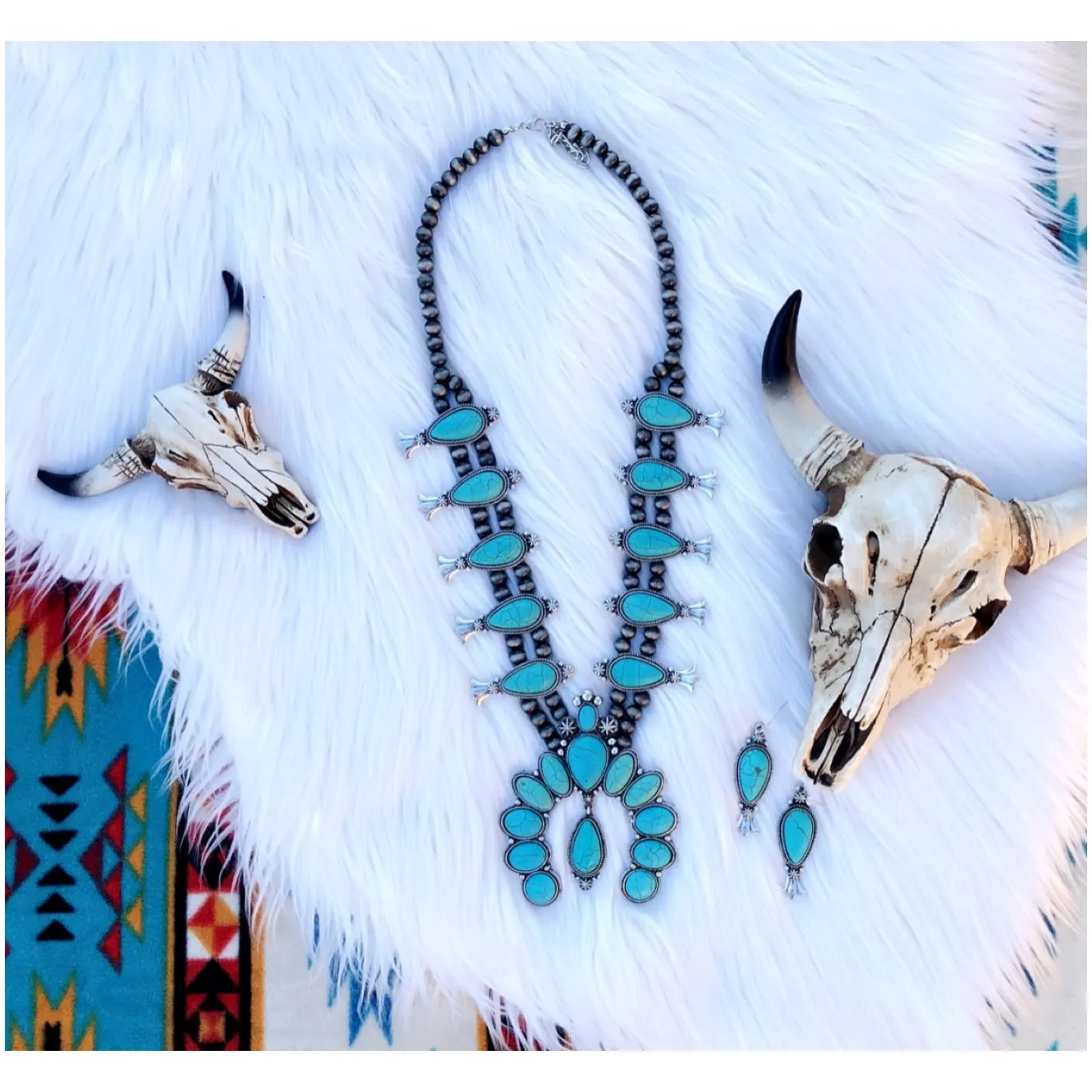 Shania Squash Blossom Necklace
