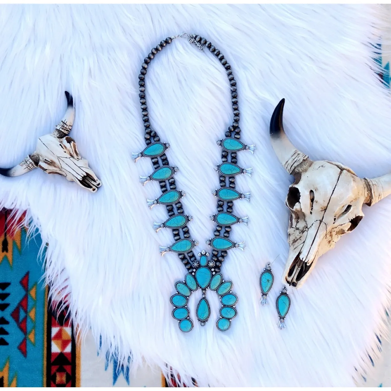 Shania Squash Blossom Necklace